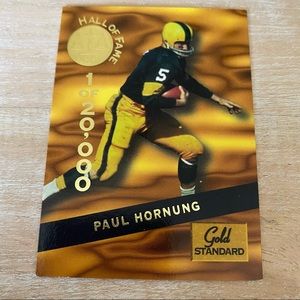 Paul Hornung 5 Gold Standard Hall Of Fame 20000 1994 SR Green Bay Card